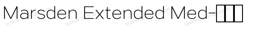 Marsden Extended Med字体转换